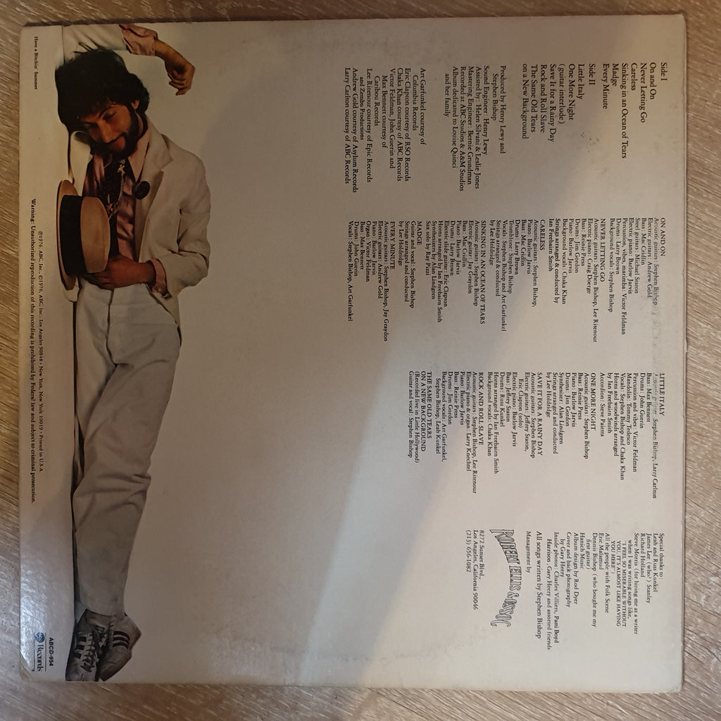 Stephen Bishop ‎– Careless - Vinyl LP Record - Opened - Very-Good Quality  (VG)