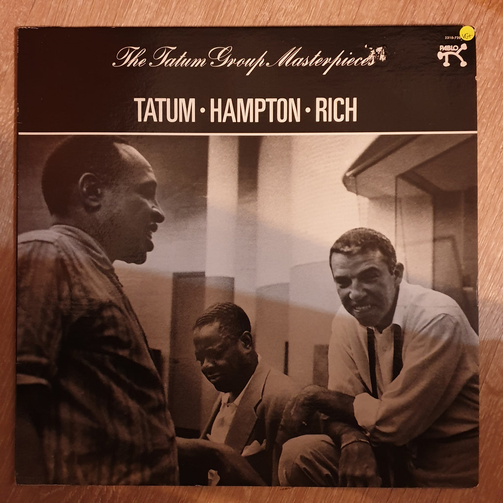 Art Tatum With Lionel Hampton, Buddy Rich ‎– The Tatum / Hampton / Rich  Trio - Vinyl LP Record - Very-Good+ Quality (VG+)