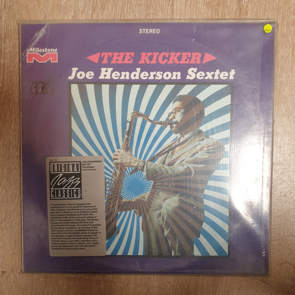 Joe Henderson Sextet ‎– The Kicker - Vinyl LP Record - Very-Good+