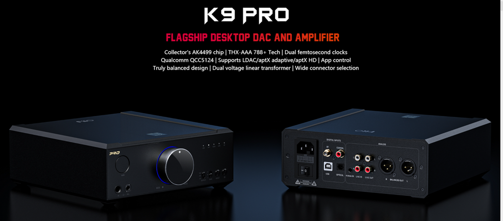 FiiO - K9Pro (AK4499 Dac) Flagship Desktop DAC and Headphone Amplifier –  C-Plan Audio