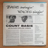 Count Basie With The Alan Copeland Singers – Basie Swingin' Voices Singin' - Vinyl LP Record - Very-Good+ Quality (VG+) (verygoodplus)