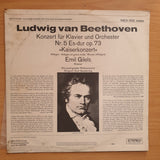 Emil Gilels - Beethoven Klavierknozert Nr 5 ‎- Vinyl LP Record - Very-Good+ Quality (VG+) (verygoodplus)