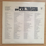 Bob Dylan ‎– The Times They Are A-Changin' (US) with Lyrics sheet - Vinyl Record - Opened  - Very-Good+ Quality (VG+)