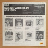 Gene Krupa And His Orchestra – Swingin' With Krupa - Vinyl LP Record - Very-Good Quality (VG) (vgood)