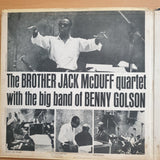 The Brother Jack McDuff Quartet With The Big Band Of Benny Golson – The Dynamic Jack Mc Duff - Vinyl LP Record - Very-Good- Quality (VG-) (minus)