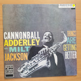 Cannonball Adderley With Milt Jackson – Things Are Getting Better - Vinyl LP Record - Very-Good+ Quality (VG+) (verygoodplus)