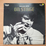 Elvis On Stage - Feb 1970  ‎– Vinyl LP Record - Good+ Quality (G+)