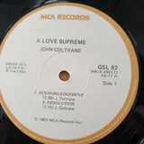 John Coltrane – A Love Supreme - Vinyl LP Record - Very-Good+ Quality (VG+) (verygoodplus) (D)