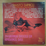 Fausto Danieli - Son Saxophone Et Son Orchestre – 24 Grands Succés En Ambiance Sax - Vinyl LP Record - Very-Good+ Quality (VG+) (verygoodplus)