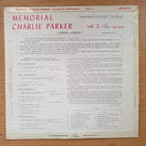 Charlie Parker – Memorial Charlie Parker - Vinyl LP Record - Very-Good Quality (VG)  (verry)