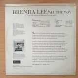 Brenda Lee – All The Way - Vinyl LP Record - Very-Good+ Quality (VG+) (verygoodplus)