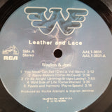 Waylon And Jessi – Leather And Lace - Vinyl LP Record - Very-Good+ Quality (VG+) (verygoodplus)