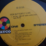 Iron Butterfly – Live - Vinyl LP Record  - Good Quality (G) (goood)