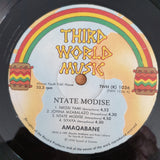 Amaqabane Featuring Blondie Makhene – Ntate Modise - Vinyl LP Record - Very-Good- Quality (VG-) (minus)