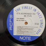 Lou Rawls – It's Supposed To Be Fun - Vinyl LP Record - Very-Good- Quality (VG-) (minus)