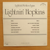 Lightnin' Hopkins – Lightning Strikes Again - Vinyl LP Record - Very-Good+ Quality (VG+) (verygoodplus)