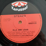 Ella Fitzgerald And Louis Armstrong ‎– Ella And Louis  - Vinyl LP Record - Very-Good+ Quality (VG+) (verygoodplus)