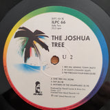 U2 – The Joshua Tree - with Original Lyrics Sheet - Vinyl LP Record - Very-Good+ Quality (VG+)