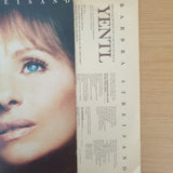 Barbra Streisand – Yentl - Original Motion Picture Soundtrack (with lyrics inner) - Vinyl LP Record - Very-Good+ Quality (VG+) (verygoodplus)