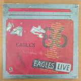 Eagles Live - Double Vinyl LP Record - Very-Good Quality (VG)  (verry)