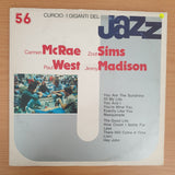 Carmen McRae / Zoot Sims / Paul West / Jimmy Madison – I Giganti Del Jazz Vol. 56 - Vinyl LP Record - Very-Good+ Quality (VG+) (verygoodplus)