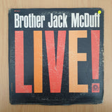 Brother Jack McDuff – Live! - Vinyl LP Record - Good+ Quality (G+) (gplus)