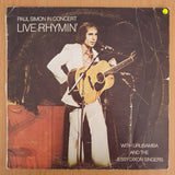 Paul Simon ‎– Live Rhymin' - Vinyl LP Record - Very-Good Quality (VG)