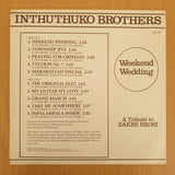 Inthuthuko Brothers - Weekend Wedding - Tribute to Zakes Nkosi  - Vinyl LP Record - Very-Good- Quality (VG-) (minus)