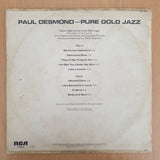 Paul Desmond – Pure Gold Jazz - Vinyl LP Record - Very-Good Quality (VG)  (verry)