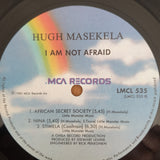 Hugh Masekela – I Am Not Afraid – Vinyl LP Record - Very-Good+ Quality (VG+) (verygoodplus)