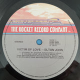 Elton John - Victim Of Love (Import) with Original Lyrics Inner - Vinyl LP Record  - Very-Good+ Quality (VG+)