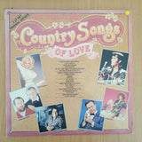 Country Songs Of Love - 40 Original Hits - Double Vinyl LP Record - Very-Good+ Quality (VG+) (verygoodplus)