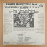 Alabama - Suid Afrika Sing Saam - Vinyl LP Record - Good+ Quality (G+) (gplus)