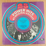 25 Power Hits by Original Artists - Vinyl LP Record  - Good Quality (G) (goood)