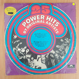 25 Power Hits by Original Artists - Vinyl LP Record  - Good Quality (G) (goood)