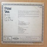 Peter Vee – Can We Get To That - Vinyl LP Record - Very-Good+ Quality (VG+) (verygoodplus)