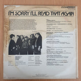 I'm Sorry I'll Read That Again - Vinyl LP Record - Very-Good+ Quality (VG+) (verygoodplus)