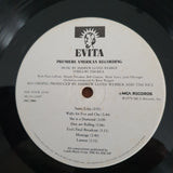 Evita: Premiere American Recording - Andrew Lloyd Webber And Tim Rice (with booklet) – Vinyl LP Record - (VG+) (verygoodplus)