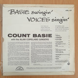 Count Basie With The Alan Copeland Singers – Basie Swingin' Voices Singin  - Vinyl LP Record - Very-Good+ Quality (VG+) (verygoodplus)