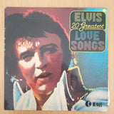 Elvis Presley - 20 Greatest Love Songs   - Vinyl LP Record - Very-Good+ Quality (VG+) (verygoodplus)