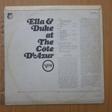 Ella Fitzgerald / Duke Ellington – Ella & Duke At The Côte D'Azur - Part 2 - Vinyl LP Record - Very-Good- Quality (VG-) (minus)