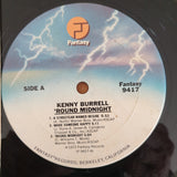 Kenny Burrell – 'Round Midnight - Vinyl LP Record - Very-Good Quality (VG)  (verry)