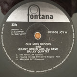 Grant Green With The Dave Bailey Quintet – Our Miss Brooks -  Vinyl LP Record - Good+ Quality (G+) (gplus)