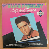 Elvis Presley - His Life and Times Vol Two - Double Vinyl LP Record - Very-Good+ Quality (VG+) (verygoodplus)