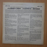 Jazztone Society - Introductory Jazztone Record (10") - Vinyl LP Record - Very-Good+ Quality (VG+) (verygoodplus)