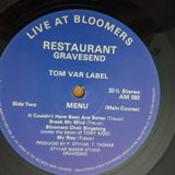 Restuarant Gravesend - Live At Bloomers (Autographed) - Vinyl LP Record - Very-Good+ Quality (VG+) (verygoodplus)