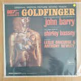 Goldfinger - Ian Fleming's James Bond 007 - John Barry – (Original Motion Picture Score) – Vinyl LP Record - Very-Good Quality (VG)  (verry)