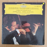 Tschaikowsky – Christian Ferras · Herbert von Karajan - Berliner Philharmoniker – Violinkonzert D-dur Op. 35 / Capriccio Italien Op. 45 – Vinyl LP Record - Very-Good+ Quality (VG+) (verygoodplus)