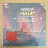 Tchaikovsky, The Philadelphia Orchestra, Riccardo Muti – Overture 1812 - Serenade For Strings - Vinyl LP Record - Very-Good+ Quality (VG+) (verygoodplus)