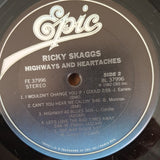 Ricky Skaggs – Highways & Heartaches – Vinyl LP Record - Very-Good+ Quality (VG+) (verygoodplus)